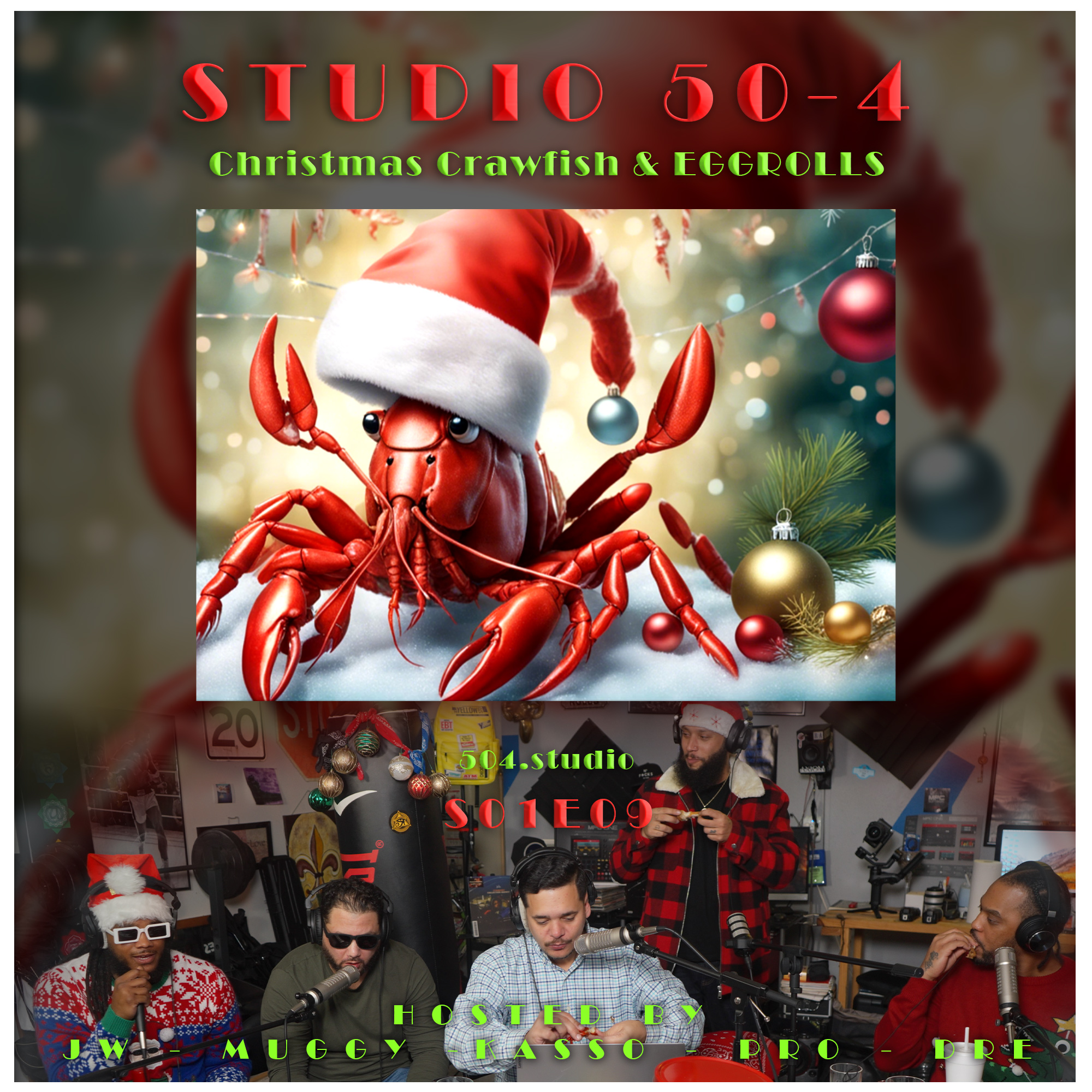 CHRISTMAS CRAWFISH & EGGROLLS – S01E09